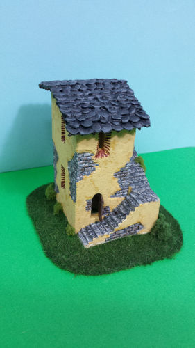 Old tower for Nativity scenes